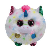 Ty Puffies Harmonie Speckled Unicorn, 4 Inches