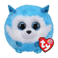 Ty Puffies Prince Blue Husky, 4 Inches