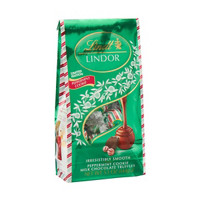 Lindt Peppermint White Chocolate Truffles Holiday Bag, 5.1