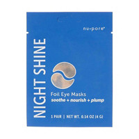 Nu-Pore Night Shine Foil Eye Masks, 1 Pair