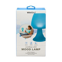 Vivitar Blue Cordless LED Mood Lamp