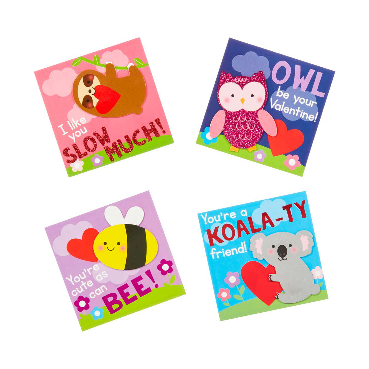 17 Cute Kids' Valentine's Day Cards - Class Exchange Boxed Cards