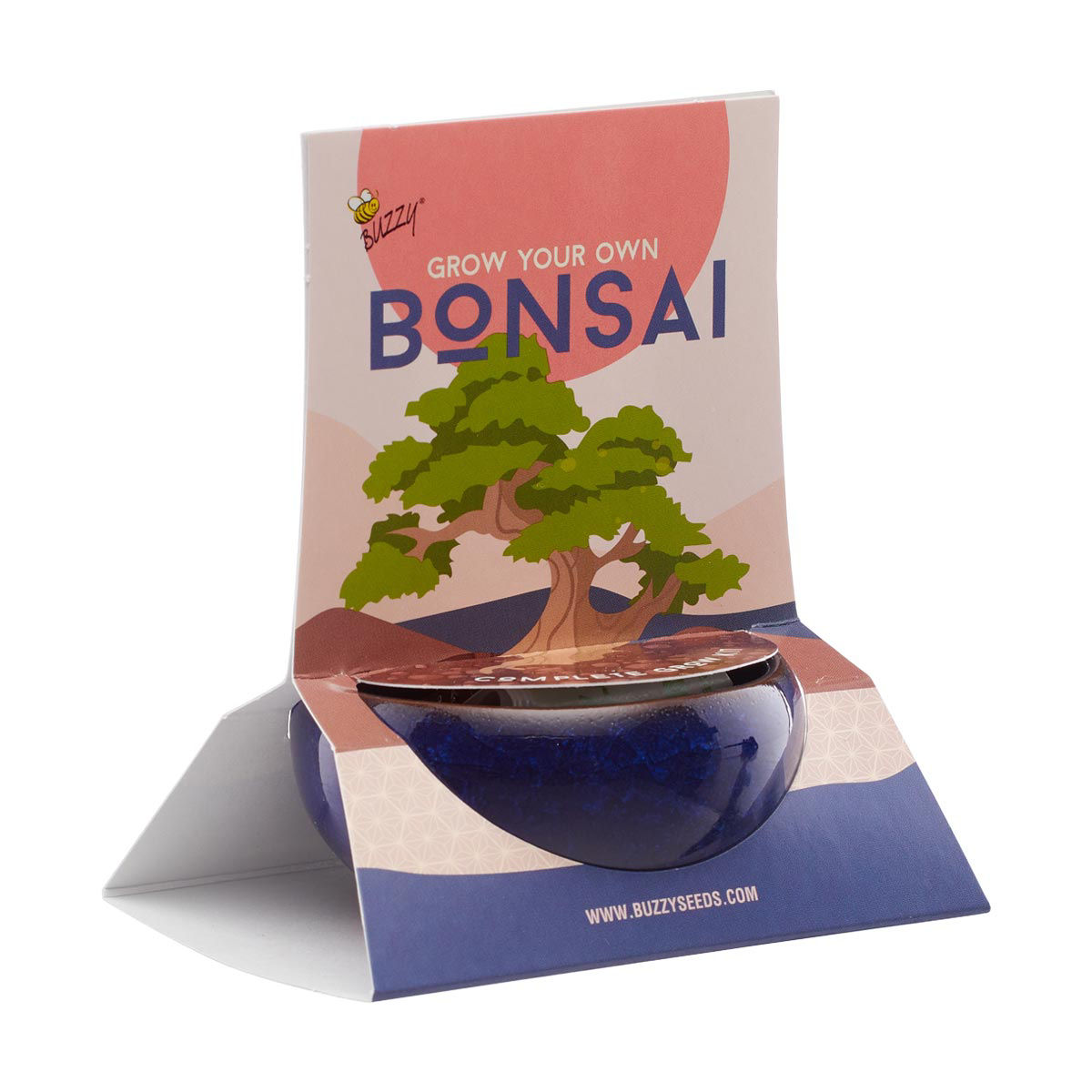 Buzzy Grow Your Own Bonsai Kit, Blue