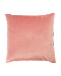 Blush Velvet Decorative Pillow, 18 in x 18