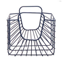 Metal Storage Basket Navy, Small