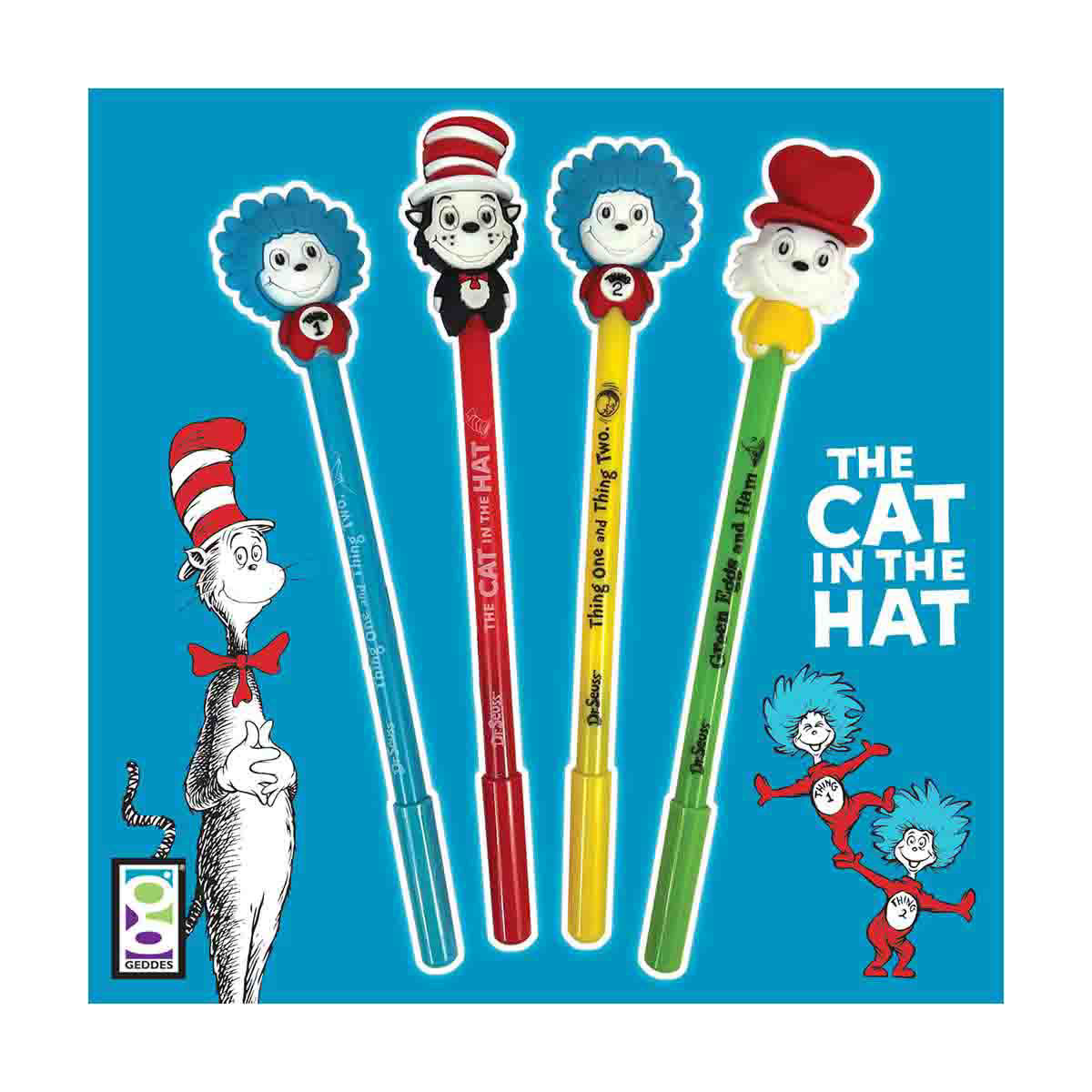 Raymond Geddes Dr Seuss 3D Character Pens