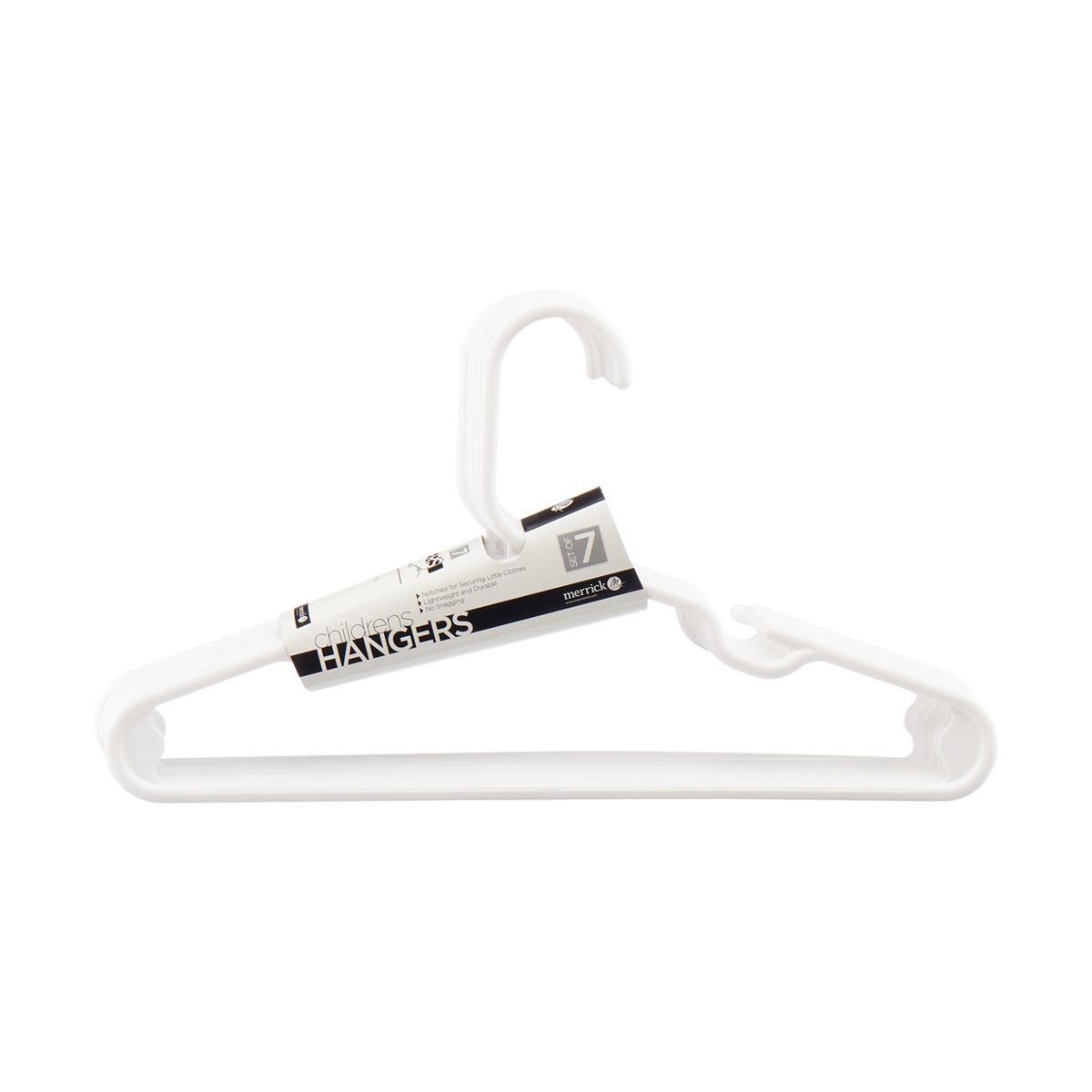 Plastic Children's Hangers, 7 Pack