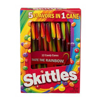 Skittles Candy Canes, 12 ct