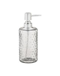 Clear Glass Soap Dispenser