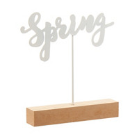 Spring Tabletop Wooden Word Art Decor