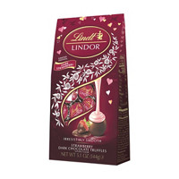 LINDOR Strawberry Dark Chocolate Truffles, 5.1 oz