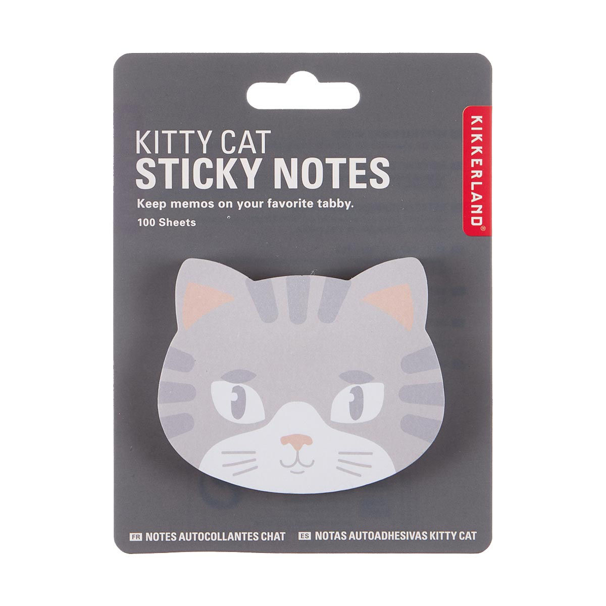 Kitty Cat Sticky Note Set, 100 Sheet