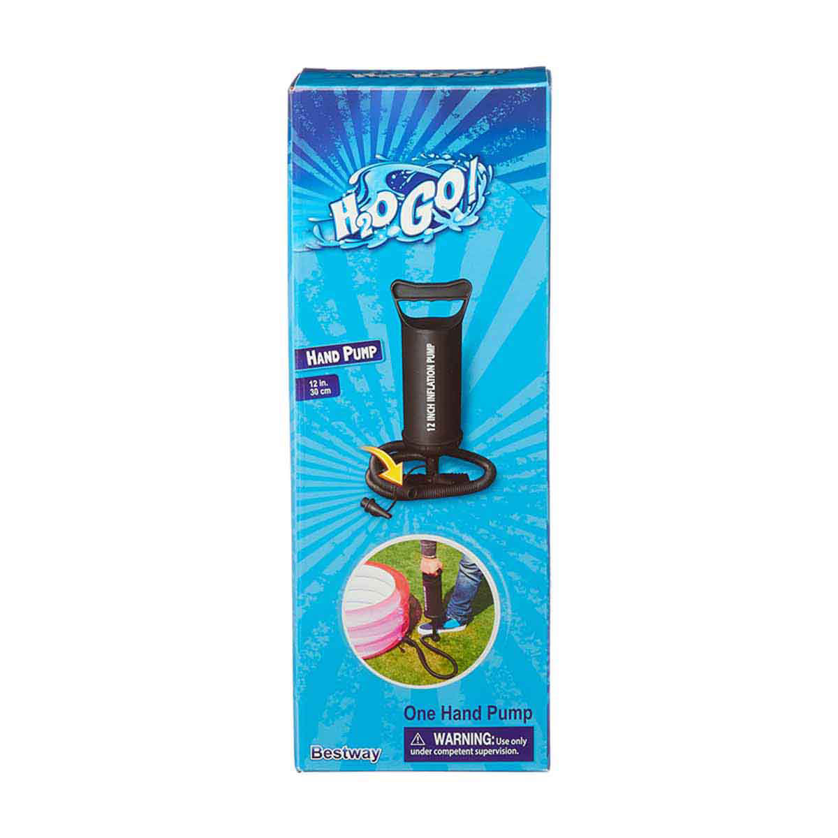 Bestway H2O GO! Air Inflation Hand Pump, 12 In