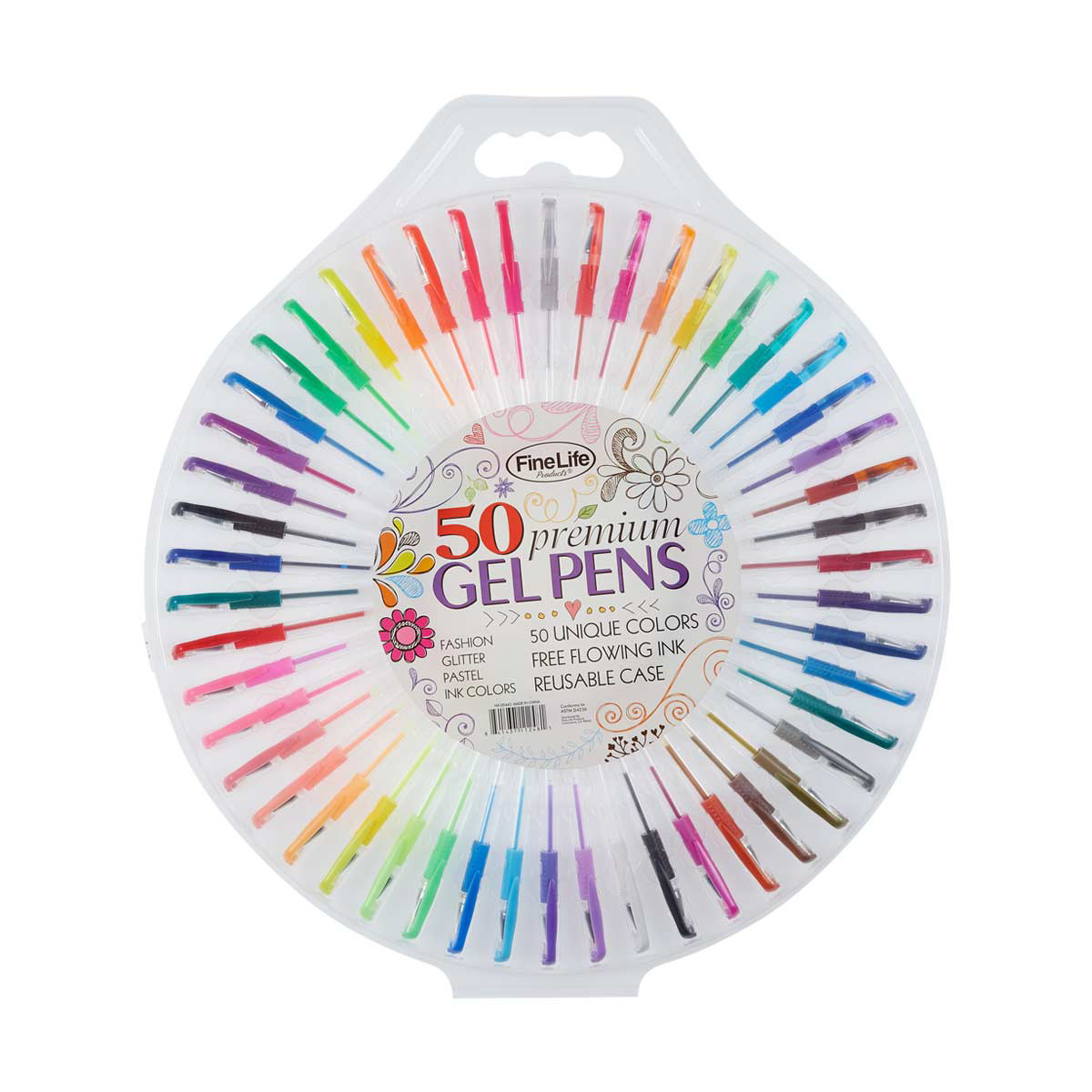 Buy Set of 50 Multi Color Gel Pens at ShopLC.