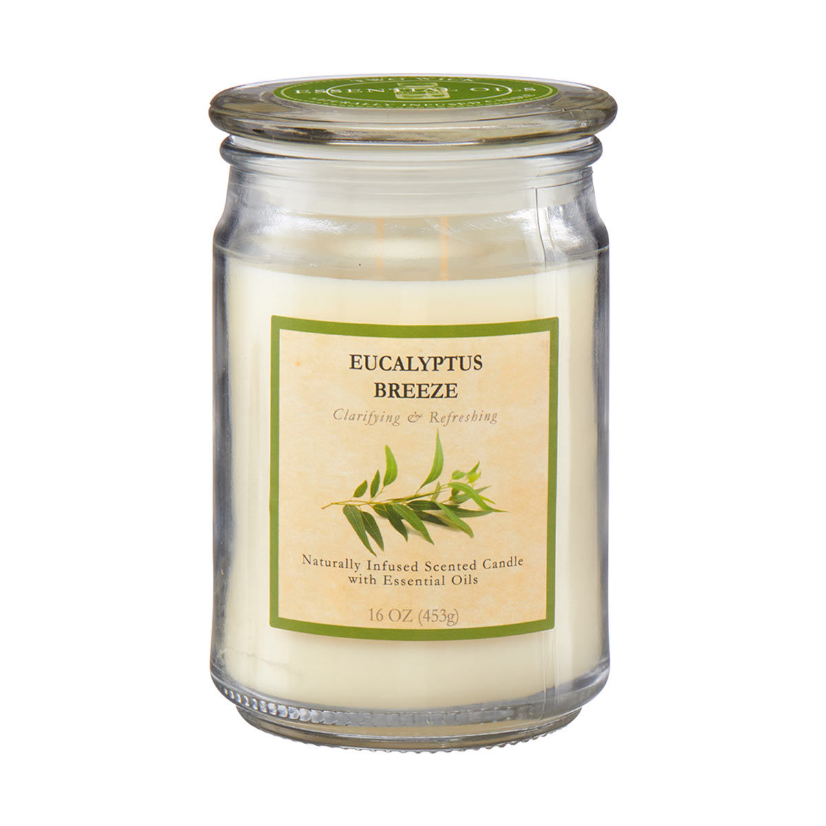 Sage & Eucalyptus Essential Oil Soy Candle / Available in 5oz & 8oz