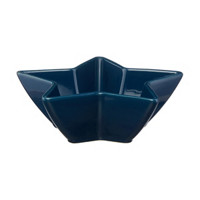 Blue Patriotic Star Shaped Ceramic Bowl
