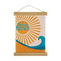 Radiate Positivity Sunset Printed Canvas Hanging Wall Decor