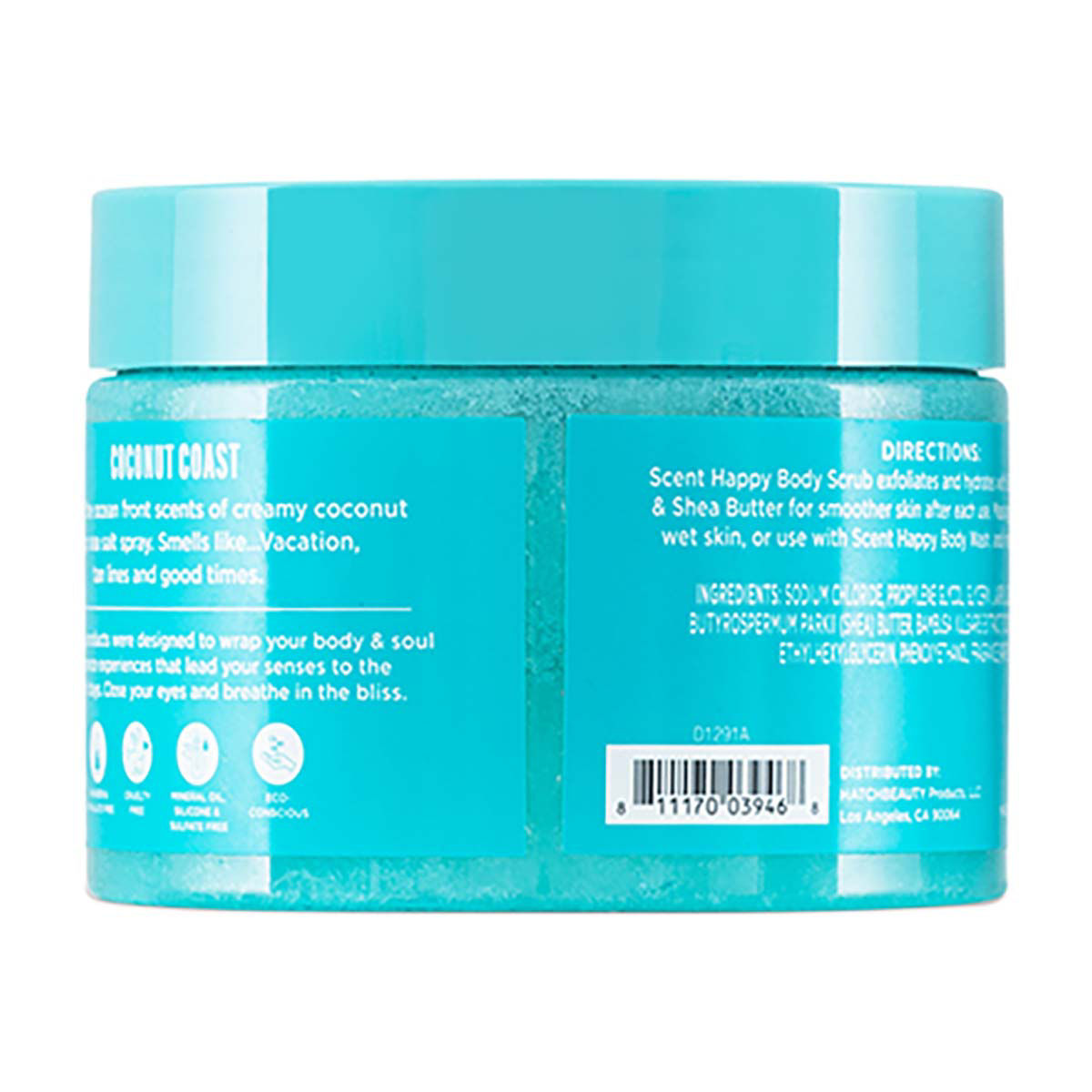 Scent Happy Body Scrub Coconut Coast, 10 oz