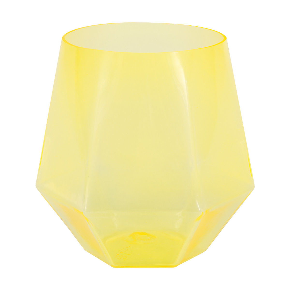 stemless-diamond-shaped-plastic-wine-glass-12-oz