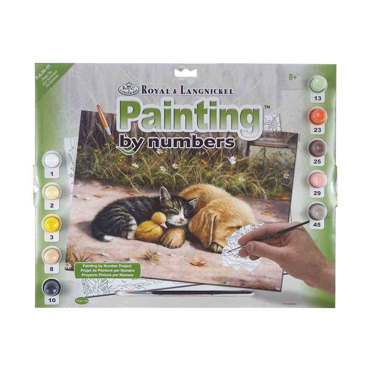 Royal & Langnickel Sleepy Day Painting by Numbers Project, Large