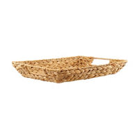 Rectangular Woven Water Hyacinth Serving Tray