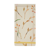 Yellow Watercolor Floral Flip Notepad