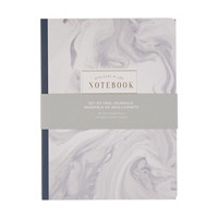 Marble Patterned Standard Ruled Notebook Set, 2 Count