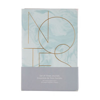 Notes Mini Marble Patterned Journal Set, 3 Count