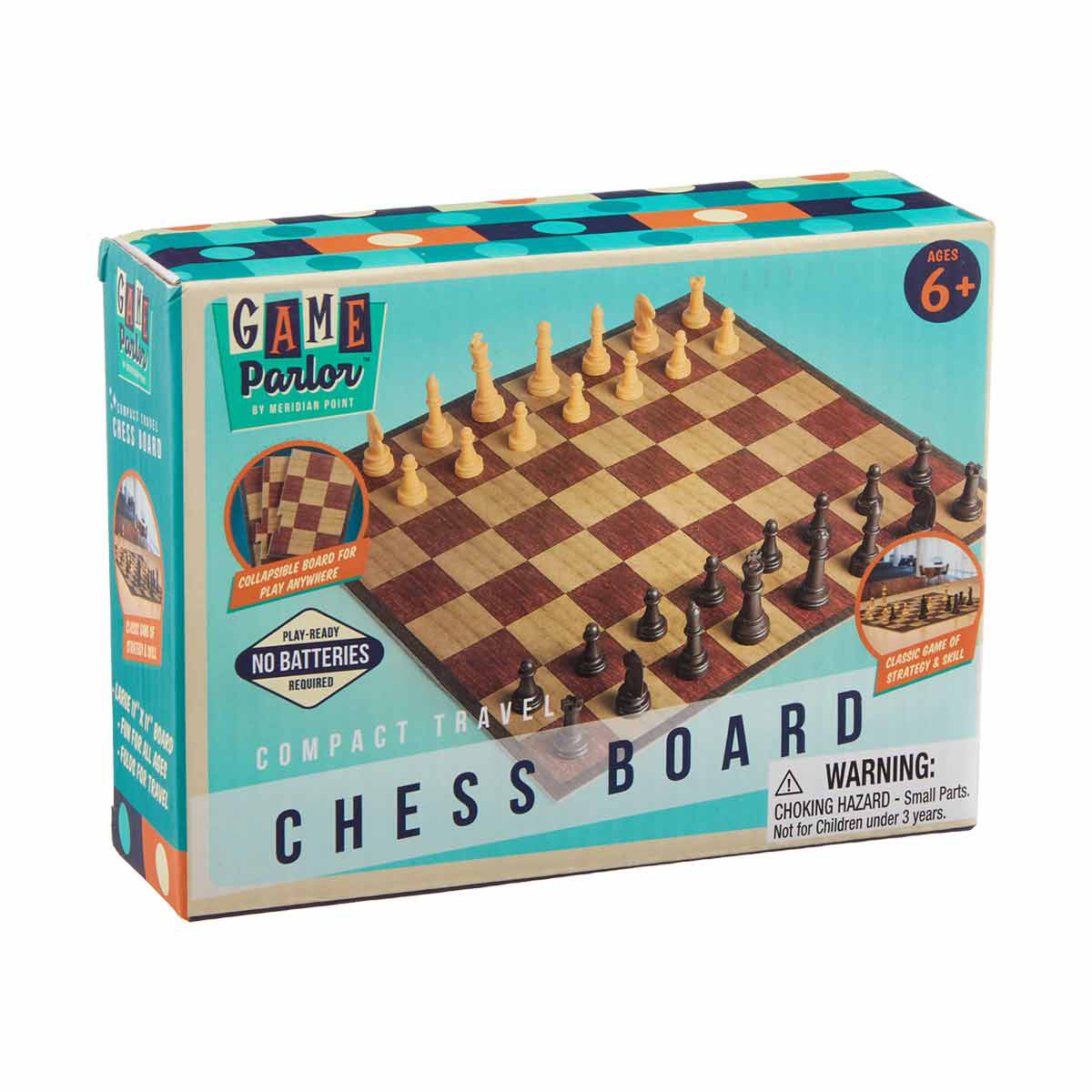 Game Parlor Compact Travel Chess Board