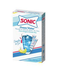 Sonic Ocean Water Singles To Go Drink Mix, 0.52 oz, 6 ct