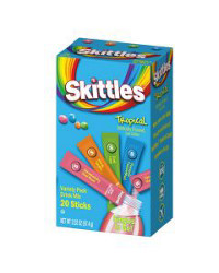 Skittles Singles To Go Drink Mix Tropical Variety