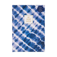 Guided Mindfulness Journal with Indigo Tie Dye Cover