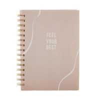 Feel Your Best Spiral Bound Fitness Notebook