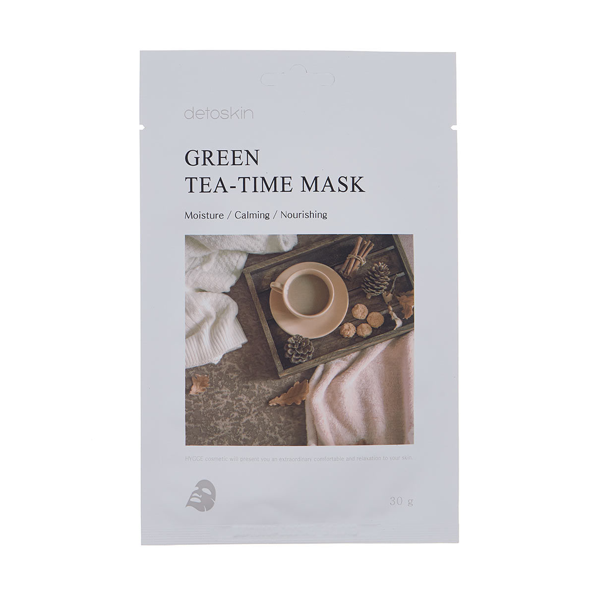 Detoskin Green TeaTime Single Use Face Mask