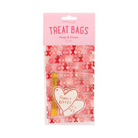 Sweetshop Treat Bags, Hug & Kiss, 5 pc