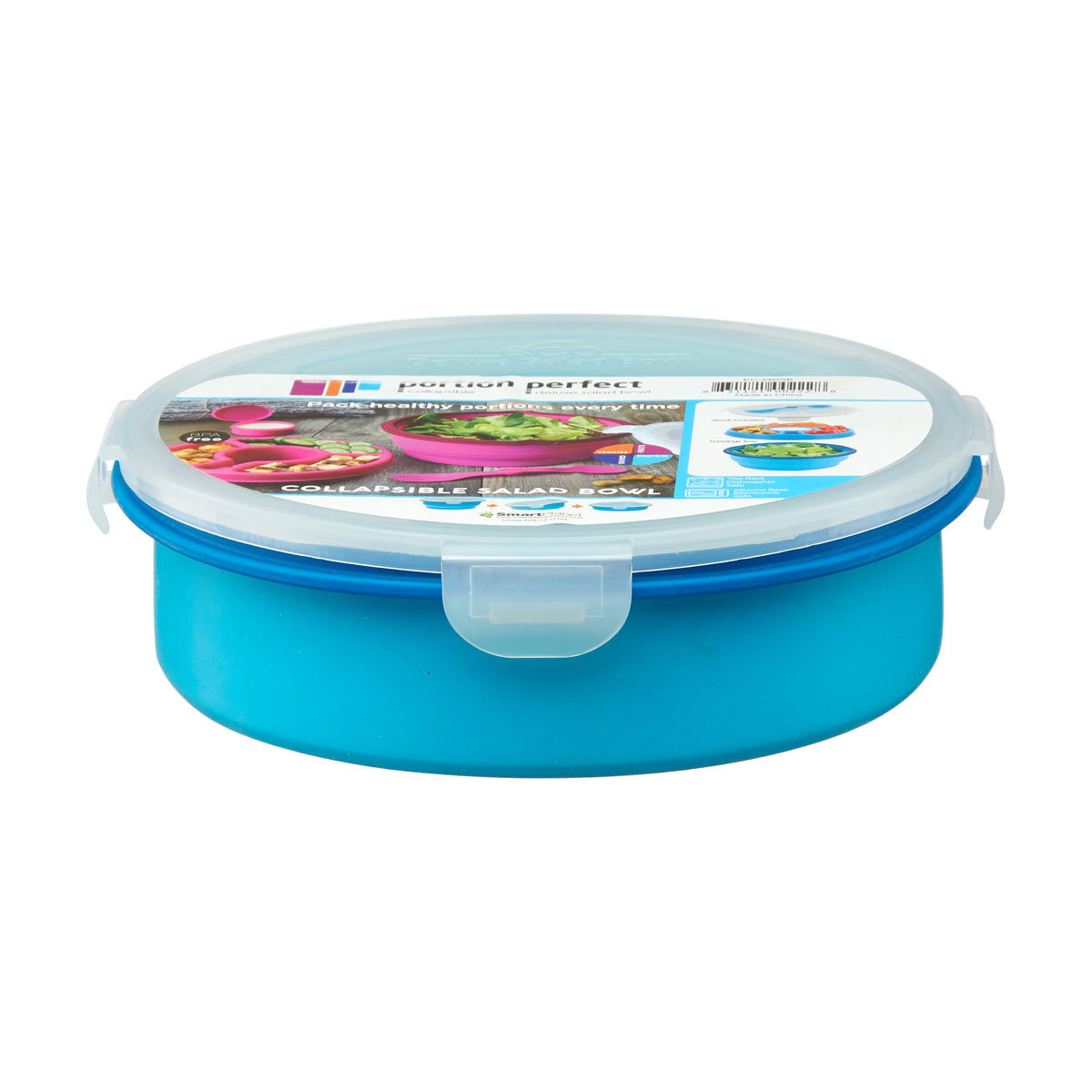 Smart Eco Collapsible Deluxe Salad Bowl, Blue