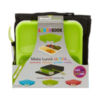 Smart Planet Ultrathin Lunchbook with Insulated Carrying Case,