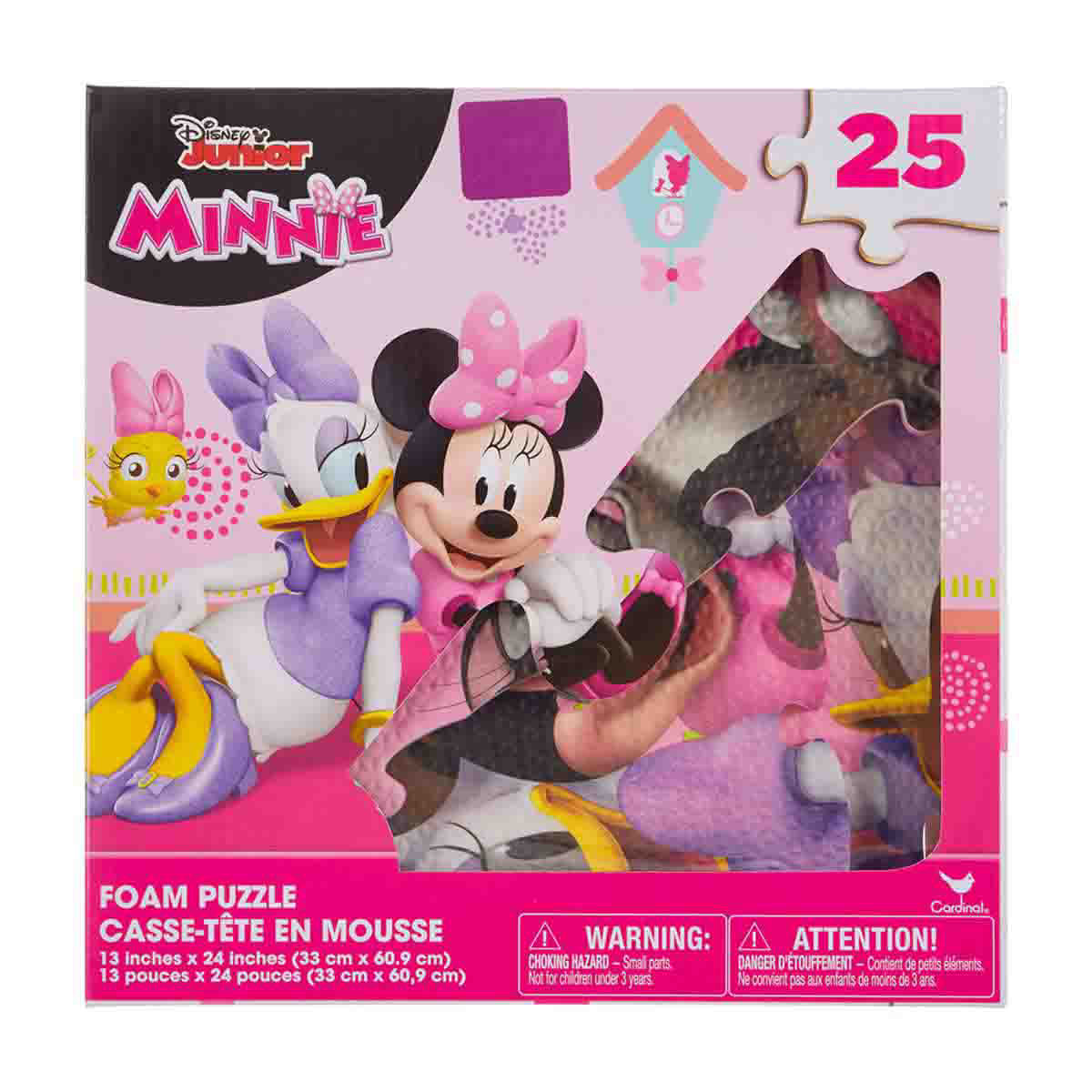 Cardinal Disney Junior Minnie Mouse Floor Puzzle, 25 Pieces