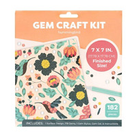 American Crafts 'Flowers' Gem Craft Kit, 7 in x 7 in