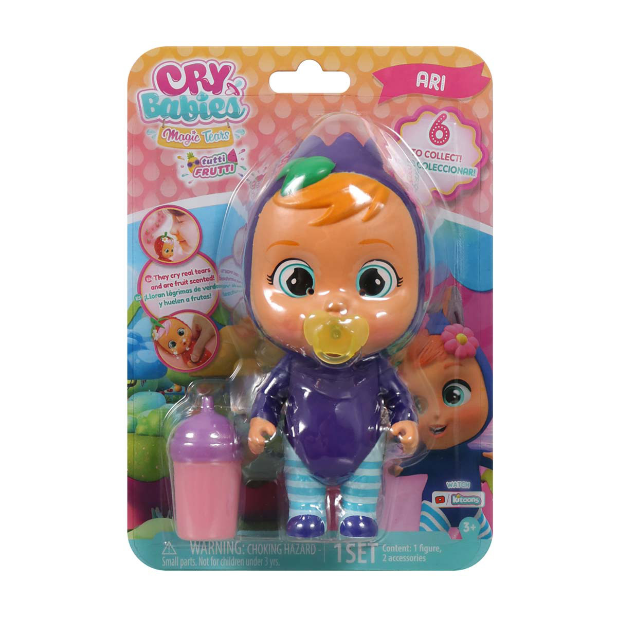 Cry Babies Tutti Frutti Magic Tears Mini Doll Assorted