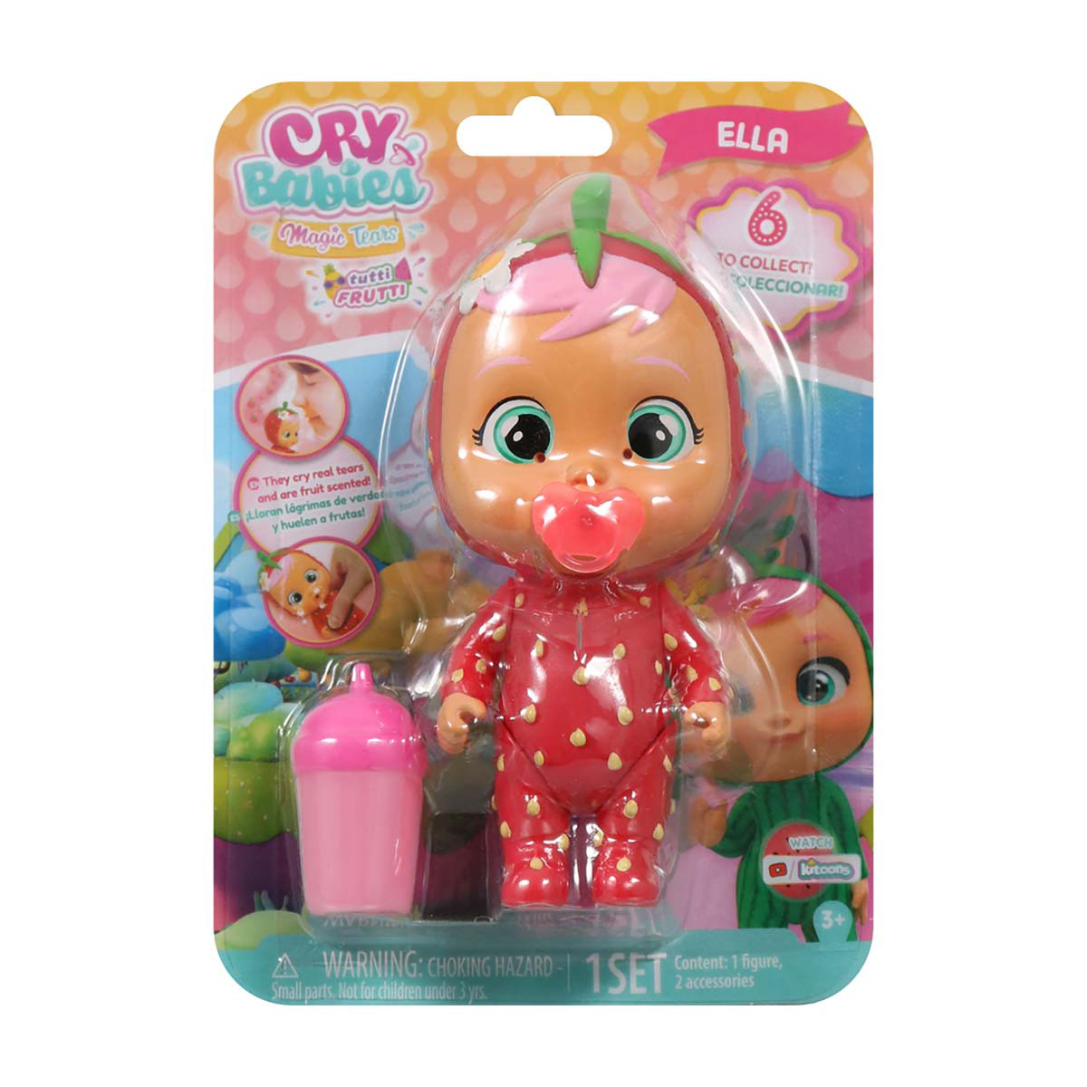 Cry Babies Tutti Frutti Magic Tears Mini Doll Assorted