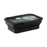 Madesmart Lidware Collapsible Food Storage Container, Black