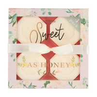 Belle Maison Sweet as Honey Soap Collection, 4 Pack