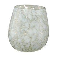 Marbled Stemless Wine Glass