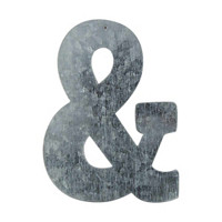 Tin Letter - &, 4 in