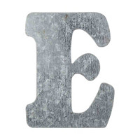 Tin Letter -  E, 4 in