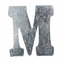 Tin Letter - M, 4 in