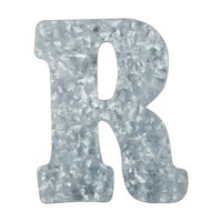 Tin Letter - R, 4 in