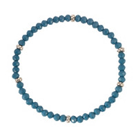 Aegean Blue Bracelet, 4 mm