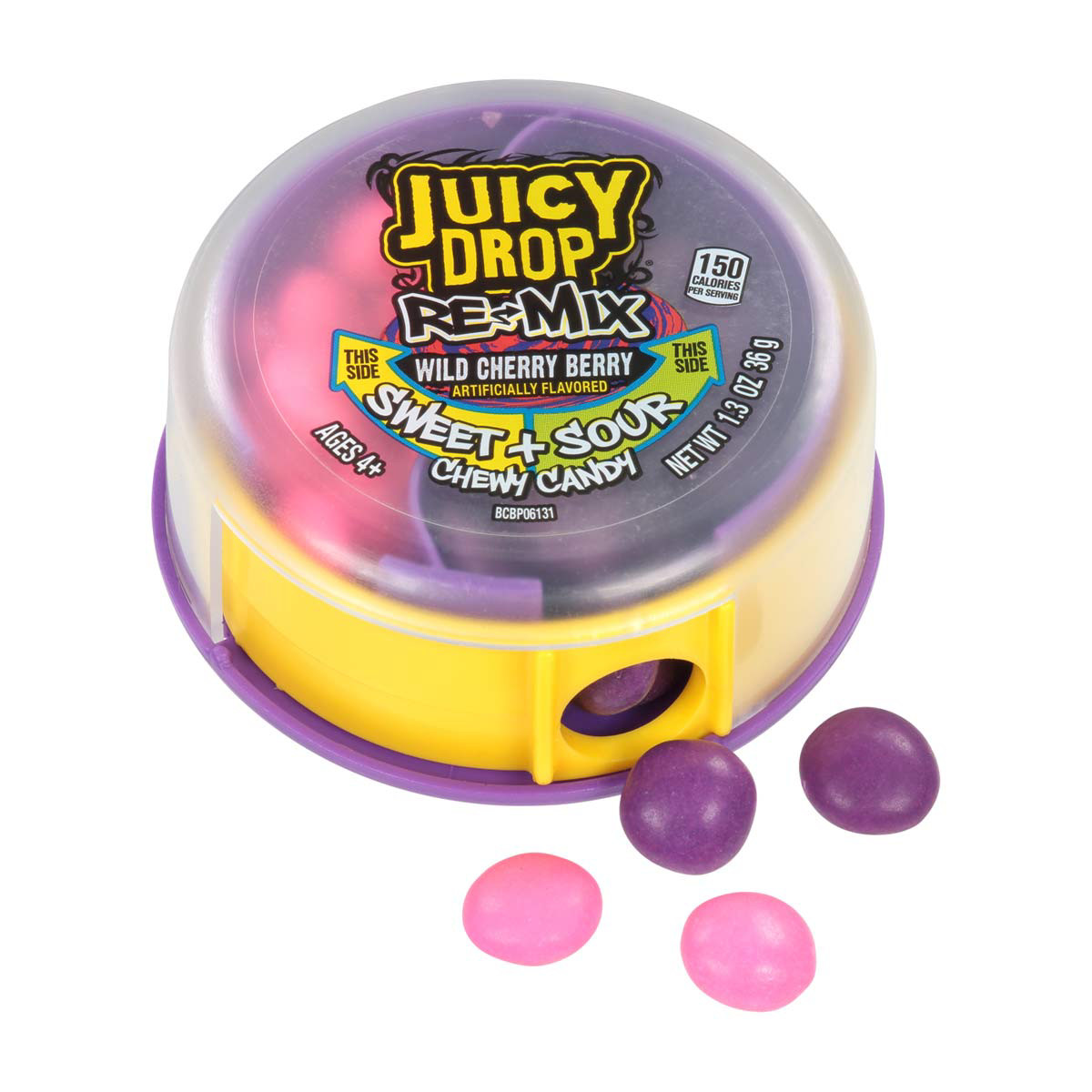 Juicy Drop Remix Sweet + Sour Chewy Candy, Assorted